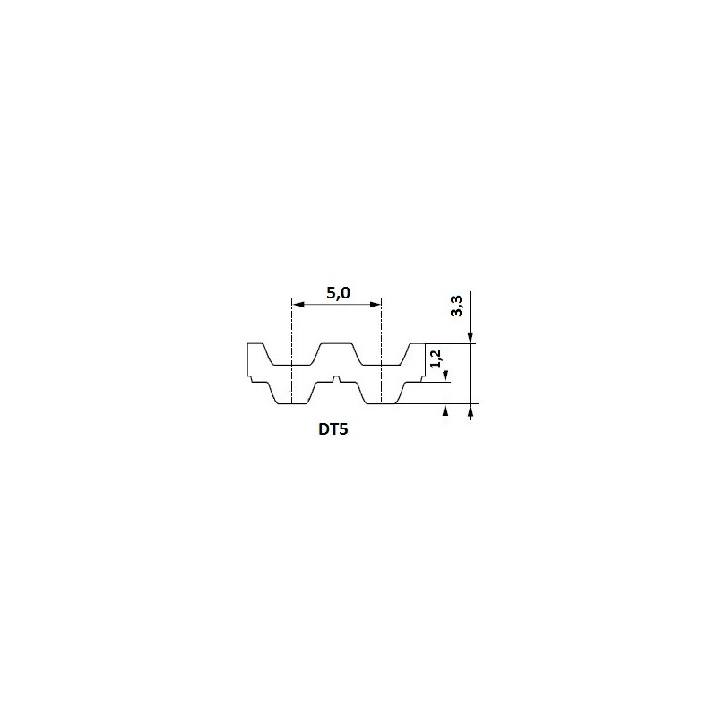 Pas zębaty 16-DT5-1100 z220