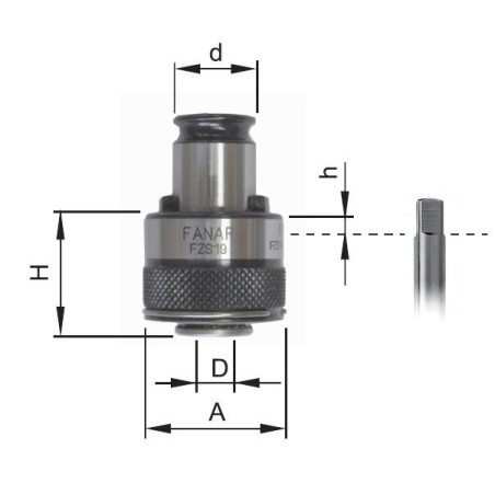 Zabierak FZS13/M10 D7-DIN