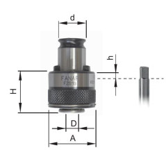 Zabierak FZS13/M2 D2,8-DIN