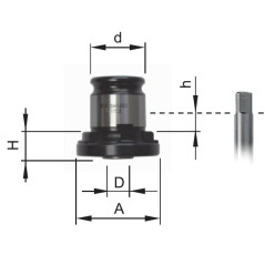 Zabierak FZ13/M2 D2,8-DIN