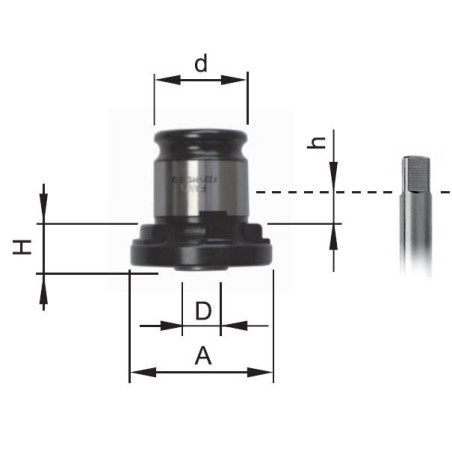 Zabierak FZ13/M3 D3,5-DIN