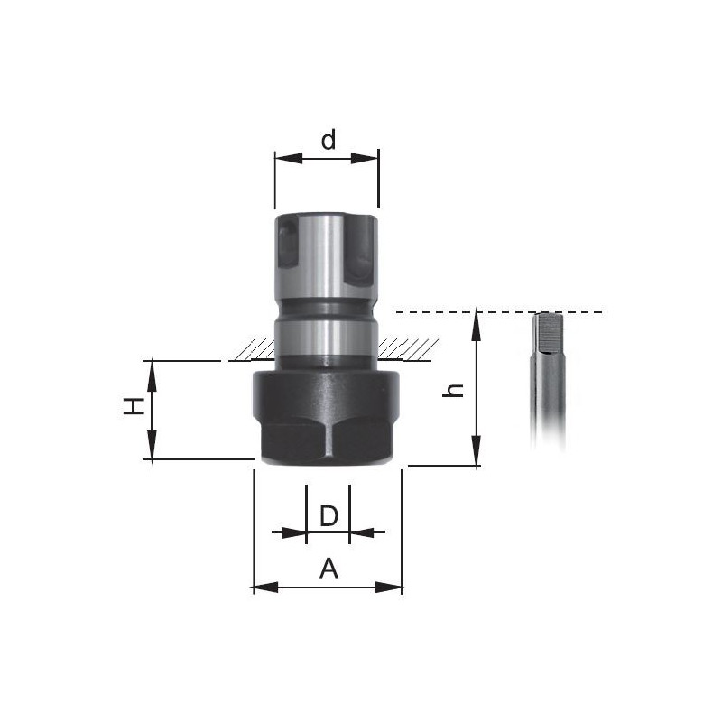 Adapter A20/ER16