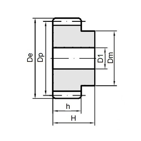 Koło modułowe M1,5-z22