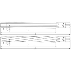 Rozwiertak DIN 9-B 40