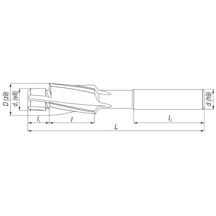 Pogłębiacz M3/z DIN 373 6x2.5