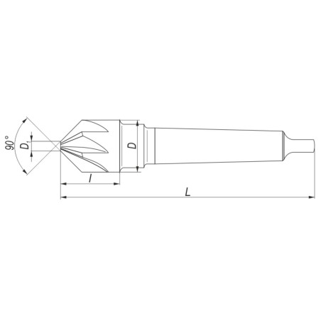 Pogłębiacz DIN 335-B 16/90