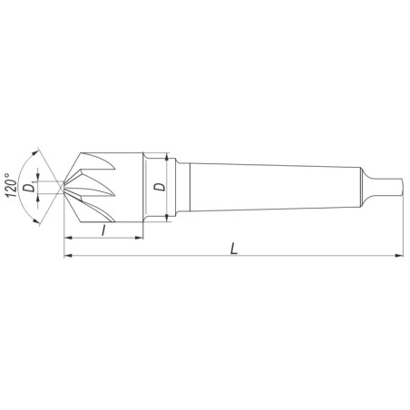 Pogłębiacz DIN 347-B 31.5/120