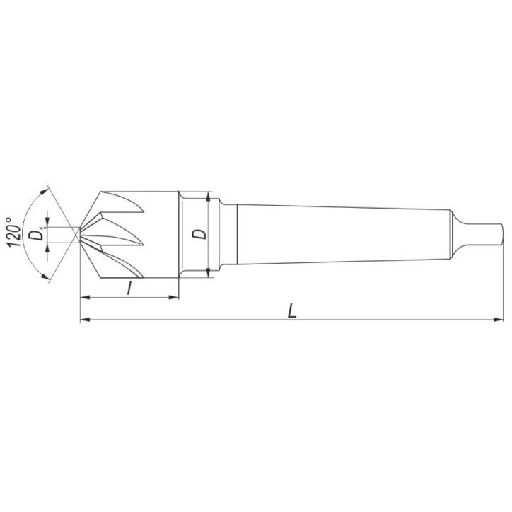 Pogłębiacz DIN 347-B 50/120