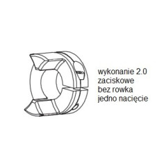 Piasta kłowa ROTEX GS14 fi4 wyk. 2.0