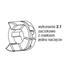 Piasta kłowa ROTEX GS14 fi9 wyk. 2.1