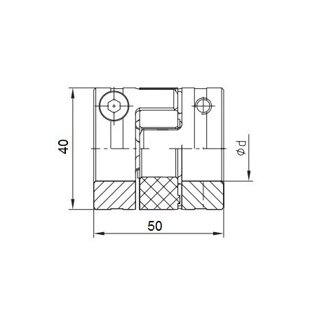 Piasta kłowa ROTEX GS19 fi10 wyk. 2.5