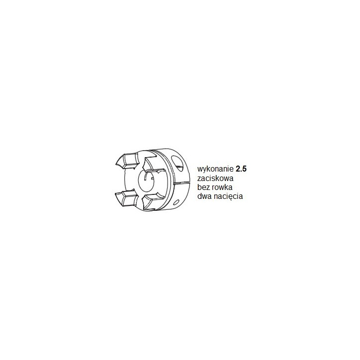 Piasta kłowa ROTEX GS19 fi11 wyk. 2.5