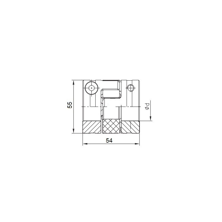 Piasta kłowa ROTEX GS24 fi12 wyk. 2.5