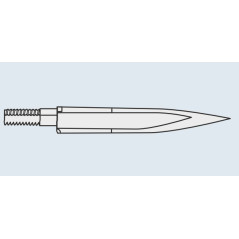 GRAT-TEC Skrobak trójkątny HSS 7x60