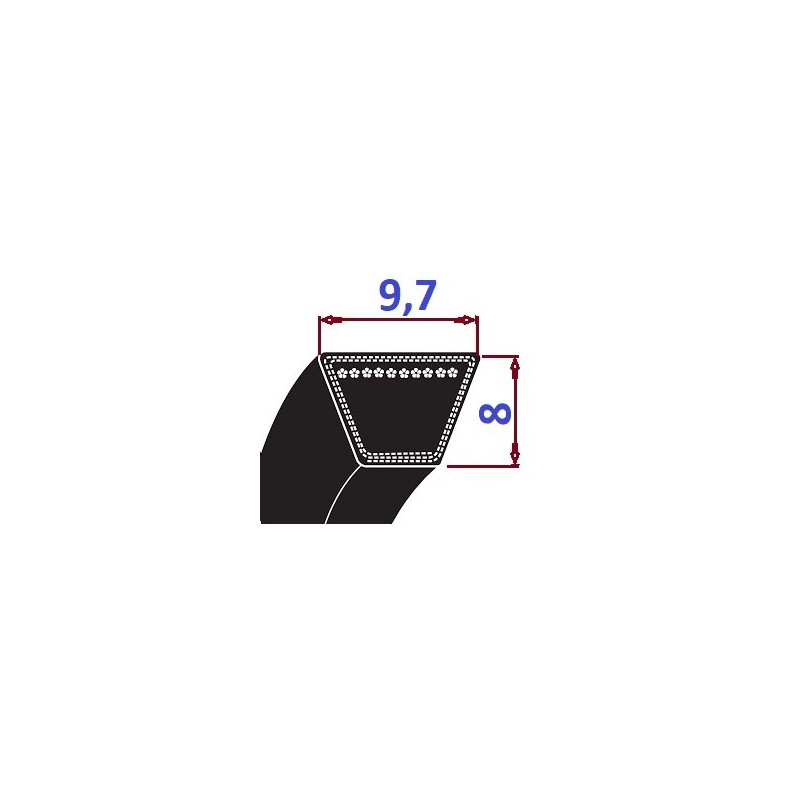 Pas klinowy SPZ 2650 Lp-PS CONTI