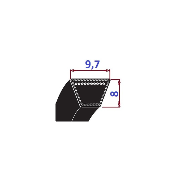 Pas klinowy SPZ 2840 Lp-PS CONTI