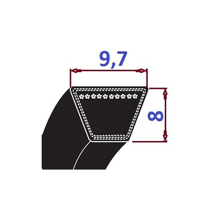 Pas klinowy SPZ 1000 Lp SQ