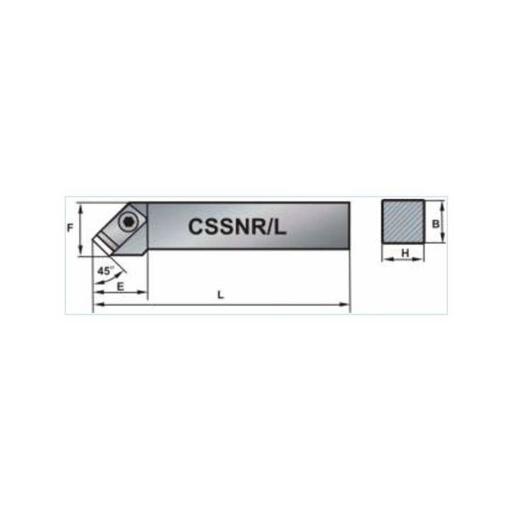 NÓŻ TOK. SKŁAD. CSSNL 2525M12L