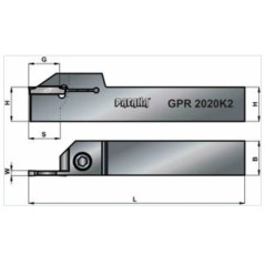 NÓŻ TOK.SKŁADANY GPR2525M2,5