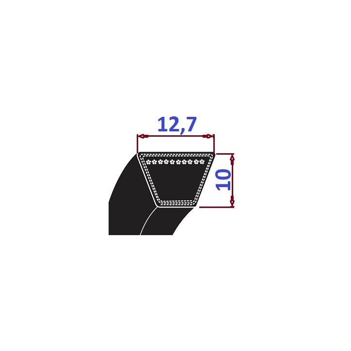 Pas klinowy SPA 807 Lp OPTIBELT