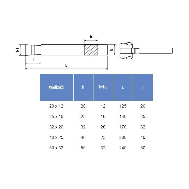 NÓŻ TOKARSKI ISO4 1212 P20