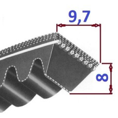 Pas klinowy XPZ 512 Lp GOODYEAR