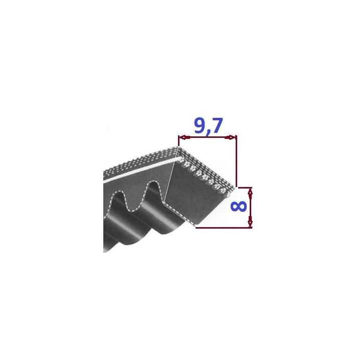 Pas klinowy XPZ 562 Lp PIONEER CONTI