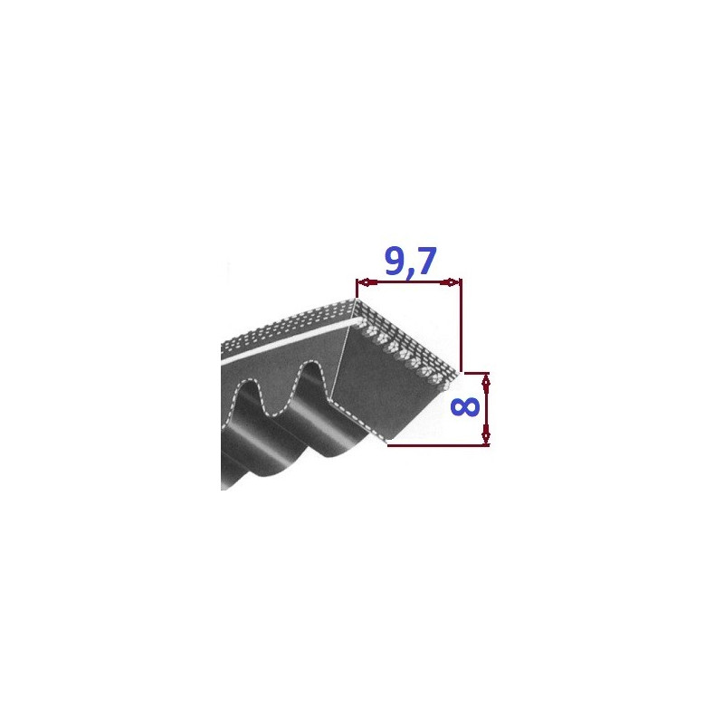 Pas klinowy XPZ 850 Lp OPTIBELT