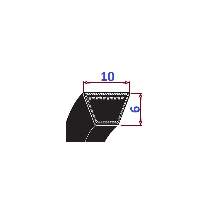 Pas klinowy Z 500 Li522Lp