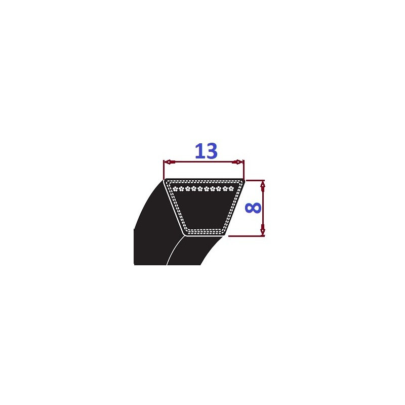 Pas klinowy A 508 Li538Lp OPTIBELT