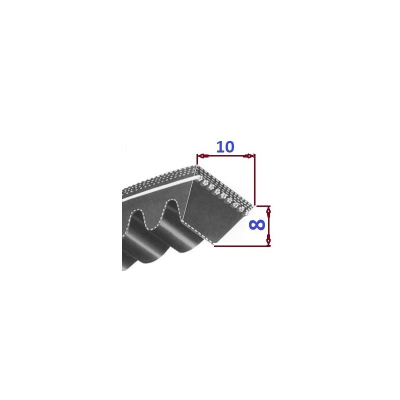 Pas klinowy AVX10 613 OPTIBELT