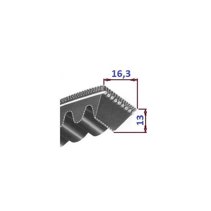 Pas klinowy AVX17 864 OPTIBELT