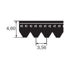 Pas klinowy wielorowkowy 3 PK 1015