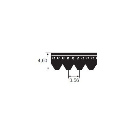 Pas klinowy wielorowkowy 4 PK 1035