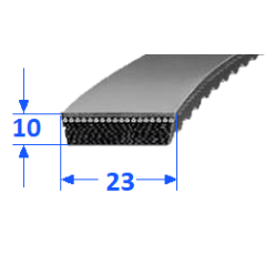 Pas szerokoprofilowy SVX 23x10 813 OPTIBELT