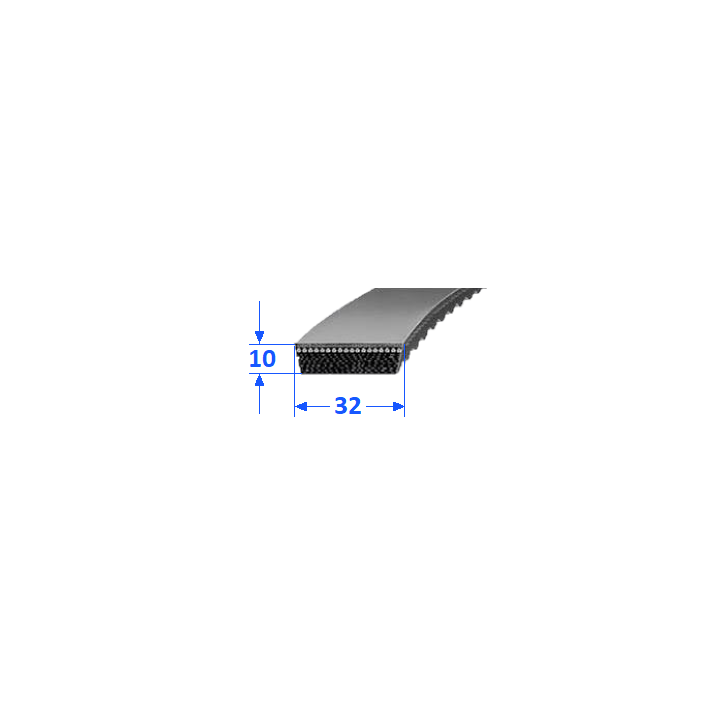 Pas szerokoprofilowy SVX 32x10 1353  OPTIBELT