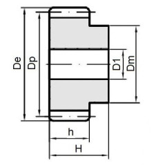 Koło modułowe M1-z100