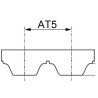Pasy zębate AT5